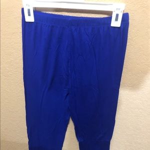 Women Plus Size Royal Blue leggings